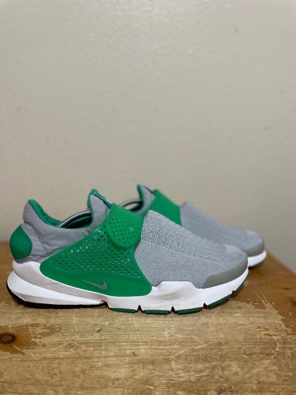 Nike Sock Dart Wolf Grey Green 819686-004 Men's Sz 12